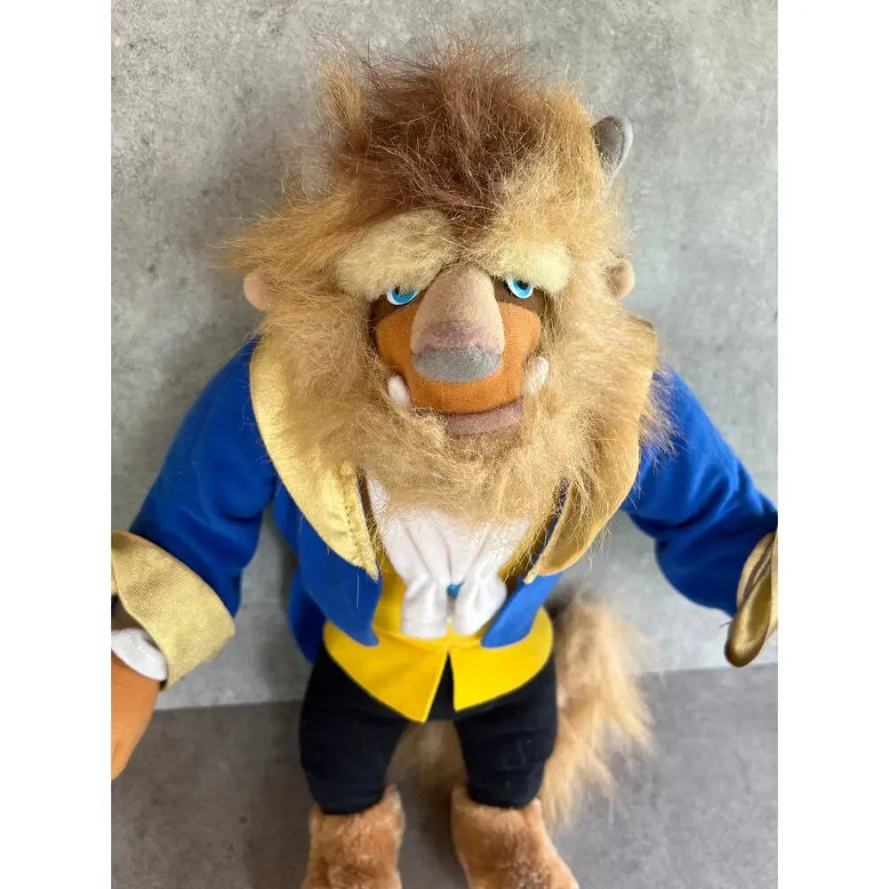 Disney Beauty and the Beast Beast plush toy Mattel vintage 1992 stuffed animal